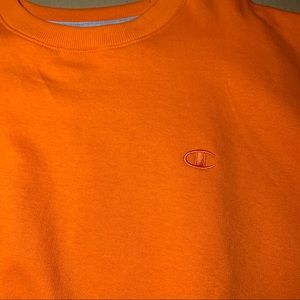 Orange champion sweater